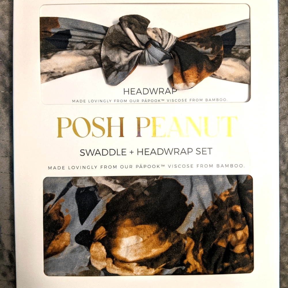 Posh Peanut Swaddle Set - Paige Peony